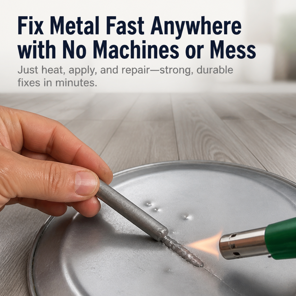 SteelSwift™ — Fix Cracked Metal in Minutes With Just a Flame