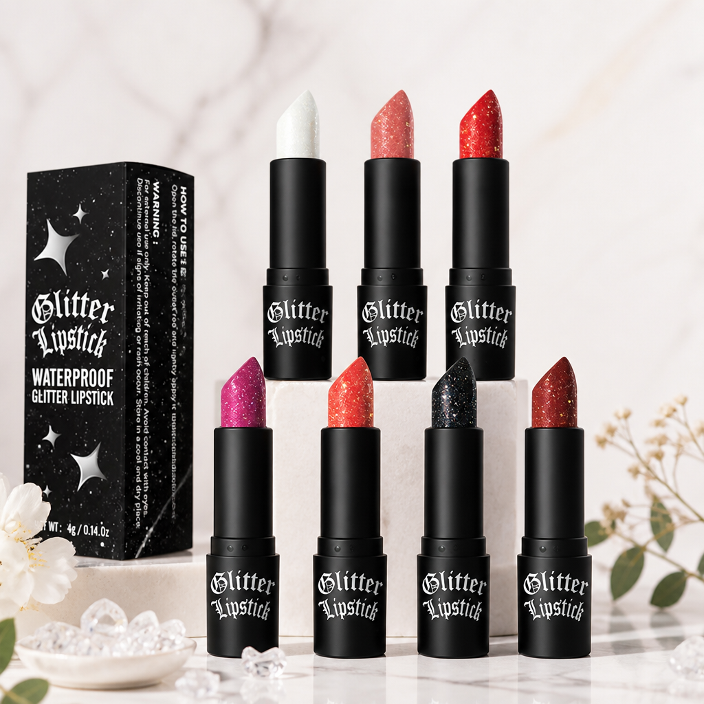 VelvetLuxe™ Matte Lipstick With Glitter Crush — Dazzle All Day with Lush, Radiant Lips That Never Fade