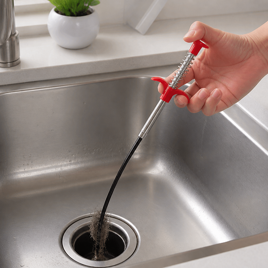PipeVortex™ — Grab and Clear Clogs Fast Without Chemicals or Mess