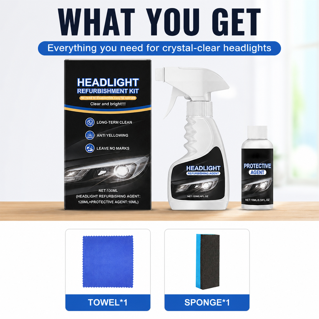 BrightSight™ — Erase Yellow Haze and Lock In Clear Headlights for Months
