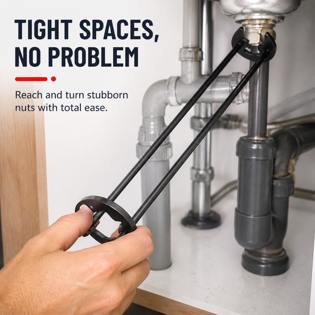 FluxGrip™ Wrench — Conquer Tight Spots with Effortless Power and Zero Hand Strain