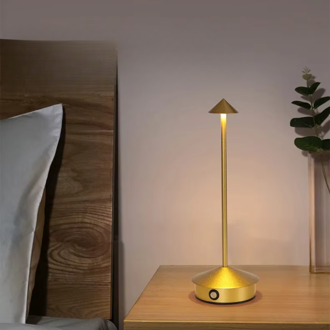 Rechargeable Cordless LED Table Lamp - Waterproof and Dimmable with USB-C