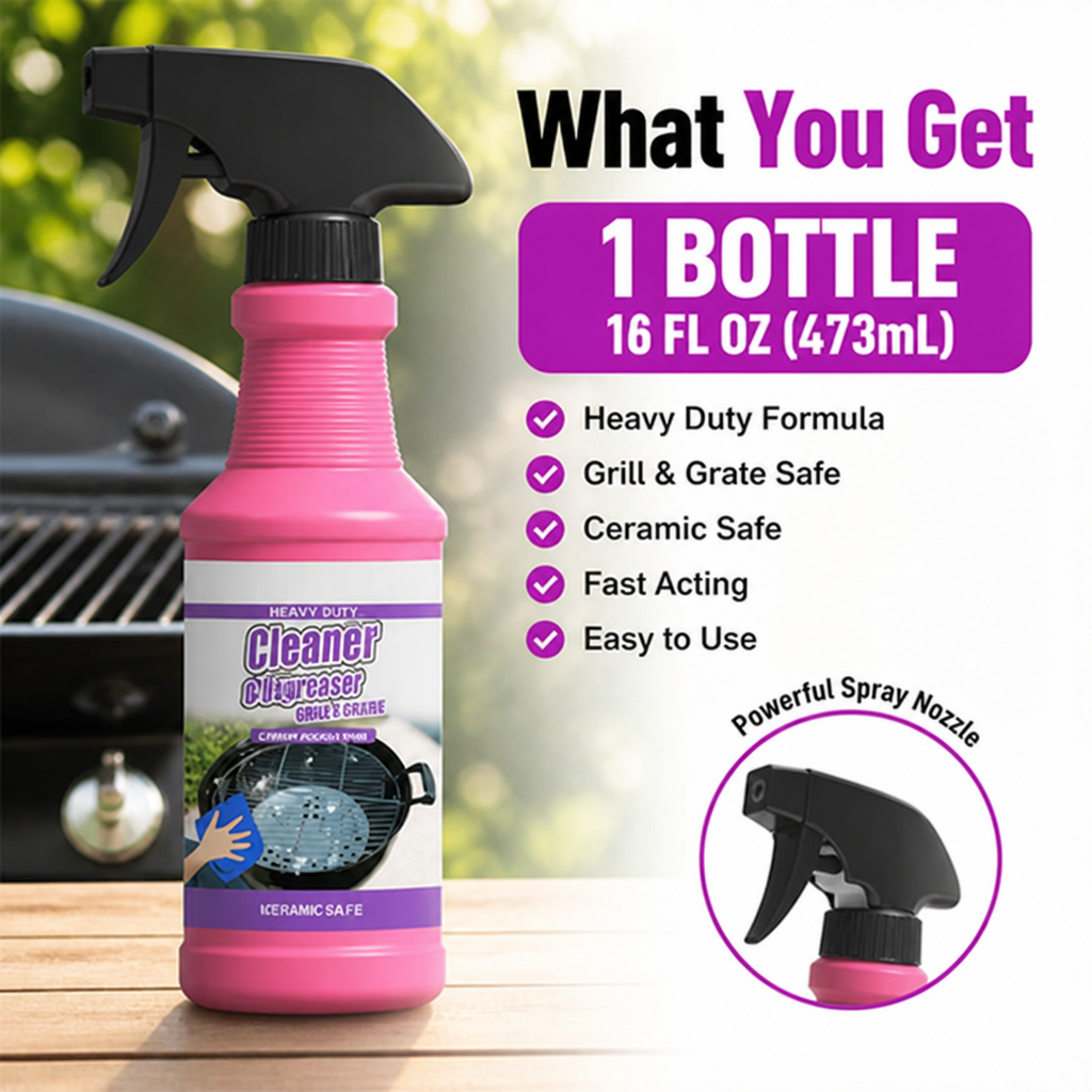BlazeBright™ — Melt Away Grease Fast for a Grill That Shines with Pride