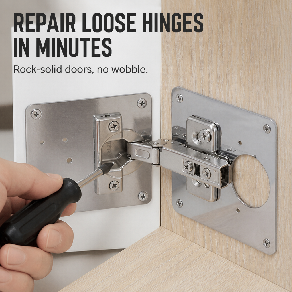 SteelGrip™ — Finally Stop Wobbly Doors and Own Rock-Solid Cabinet Confidence