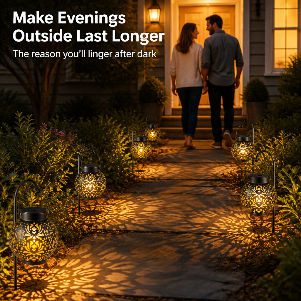SolaraLuxe™ Pendant Lights — Transform Your Evenings with Effortless Solar Elegance and Magical Glow