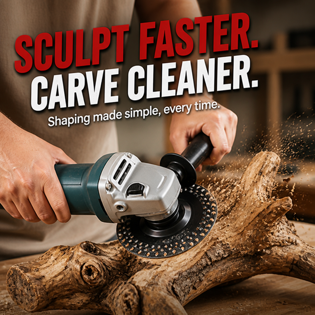 SculptPro™ — Unleash Lightning-Fast, Flawless Wood Carving Every Time