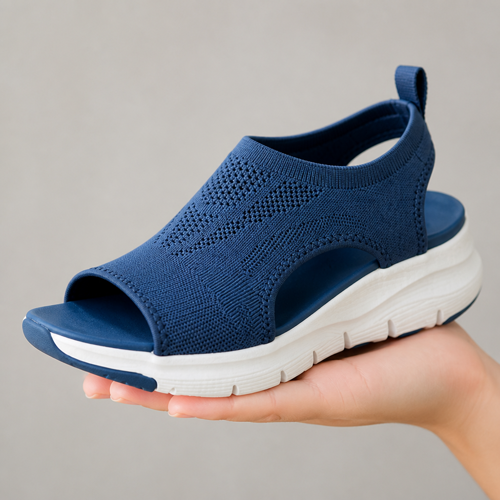 SlingFlexie™ – Breathable Knit Slingback Comfort Sandals with Arch Support