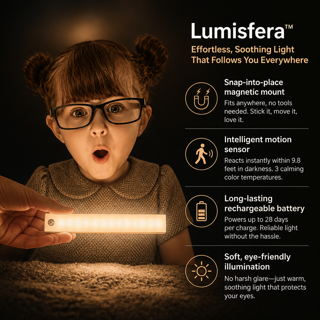 Lumisfera™ — Effortless, Soothing Light That Follows You Everywhere