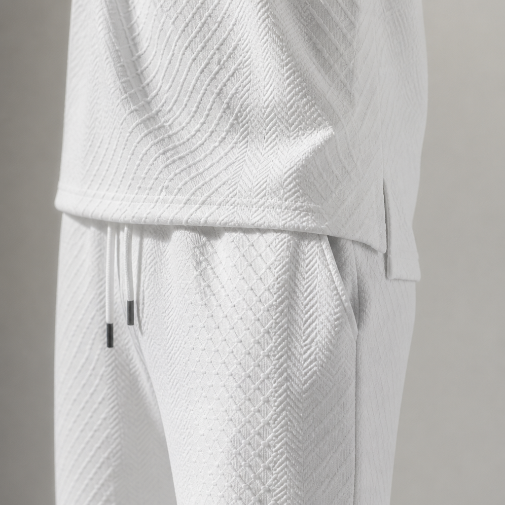 VeroLuxe™ Men’s Diamond Pattern Suit — Stay Cool, Sharp, and Unstoppable All Day Long
