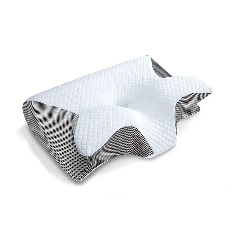 Supportive Memory Foam Pillow for Neck and Back Pain Relief – Ergonomic Design for Improved Sleep