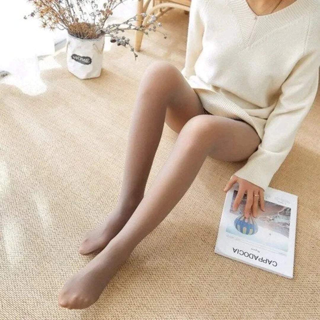 VelvetEase™ Lined Tights — Wrap Your Legs in Cozy Warmth and Confidence Every Cold Morning