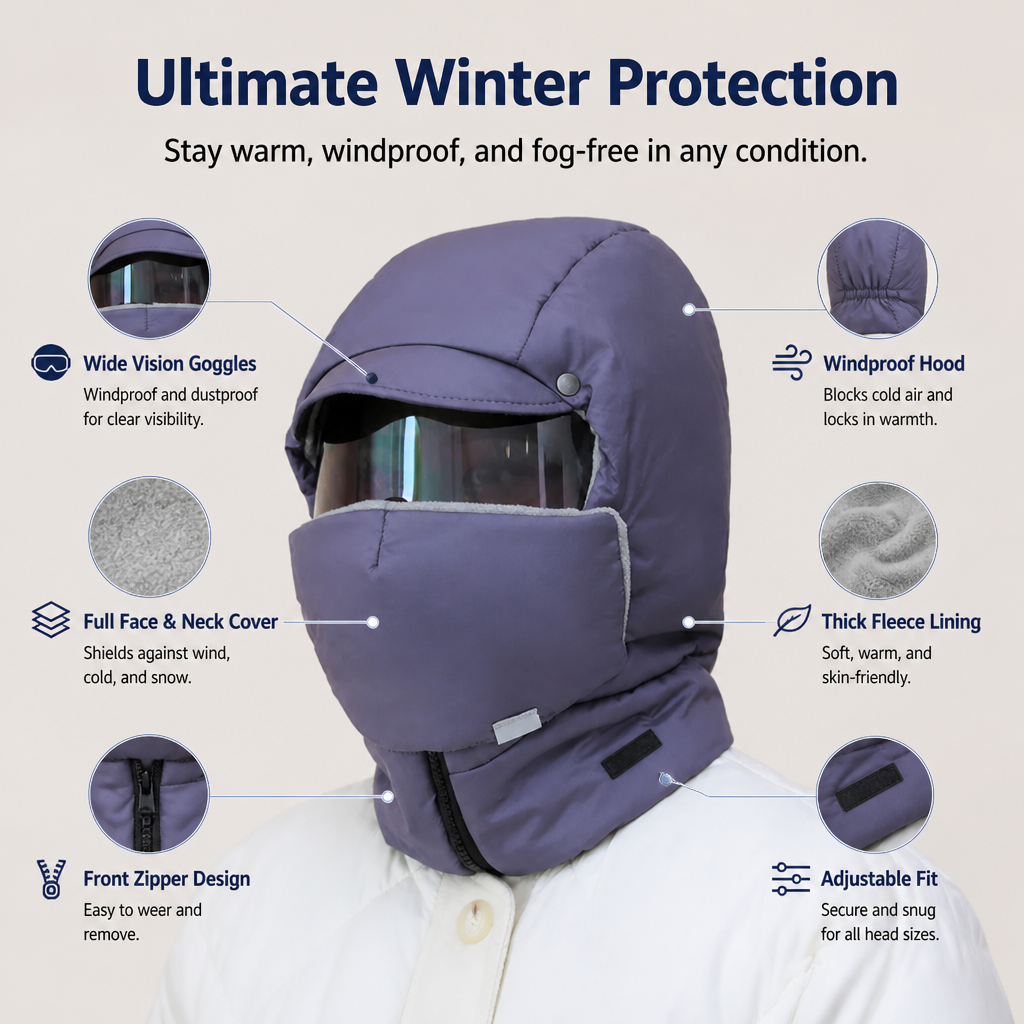 FrostGuard™ — Unstoppable Warmth and Crystal-Clear Vision to Conquer Winter’s Worst