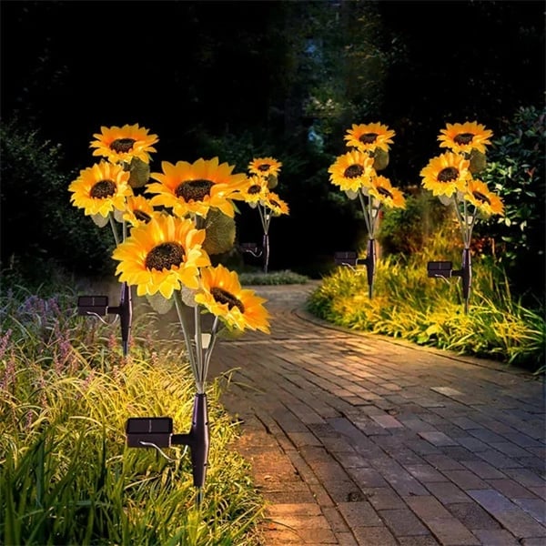 RamaraSun™ Solar Sunflowers — Illuminate Your Nights with Effortless, Enchanting Garden Magic