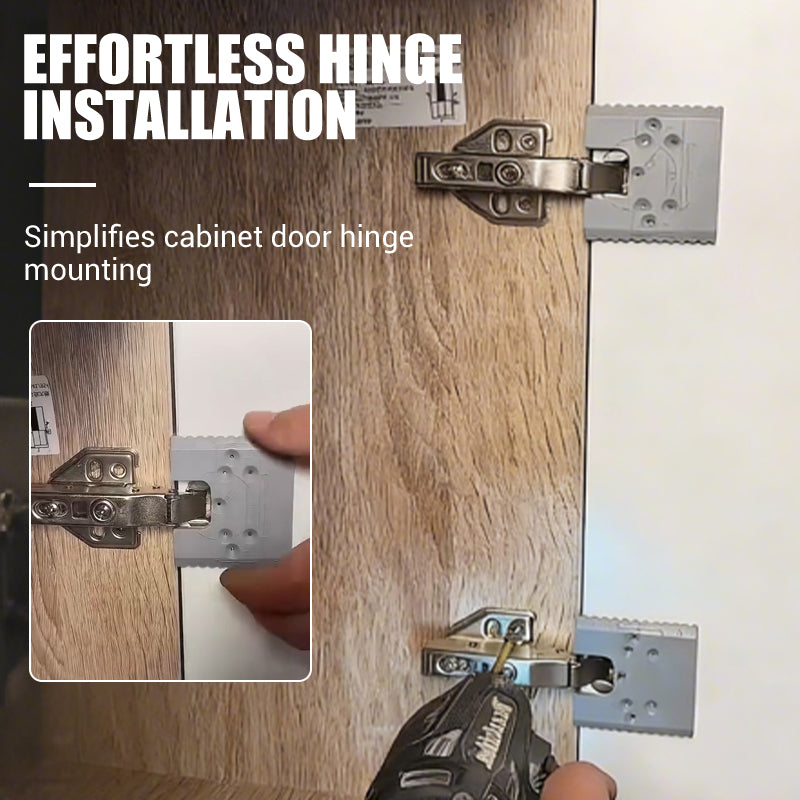 EdgeCraft™ Magnetic Hinge Jig — Nail Perfect Cabinet Doors with Effortless Precision Every Time