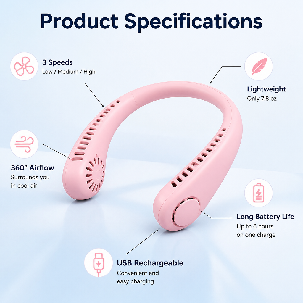 BreezeFlow™ — Unleash Instant, All-Day Freedom from Sweat and Heat