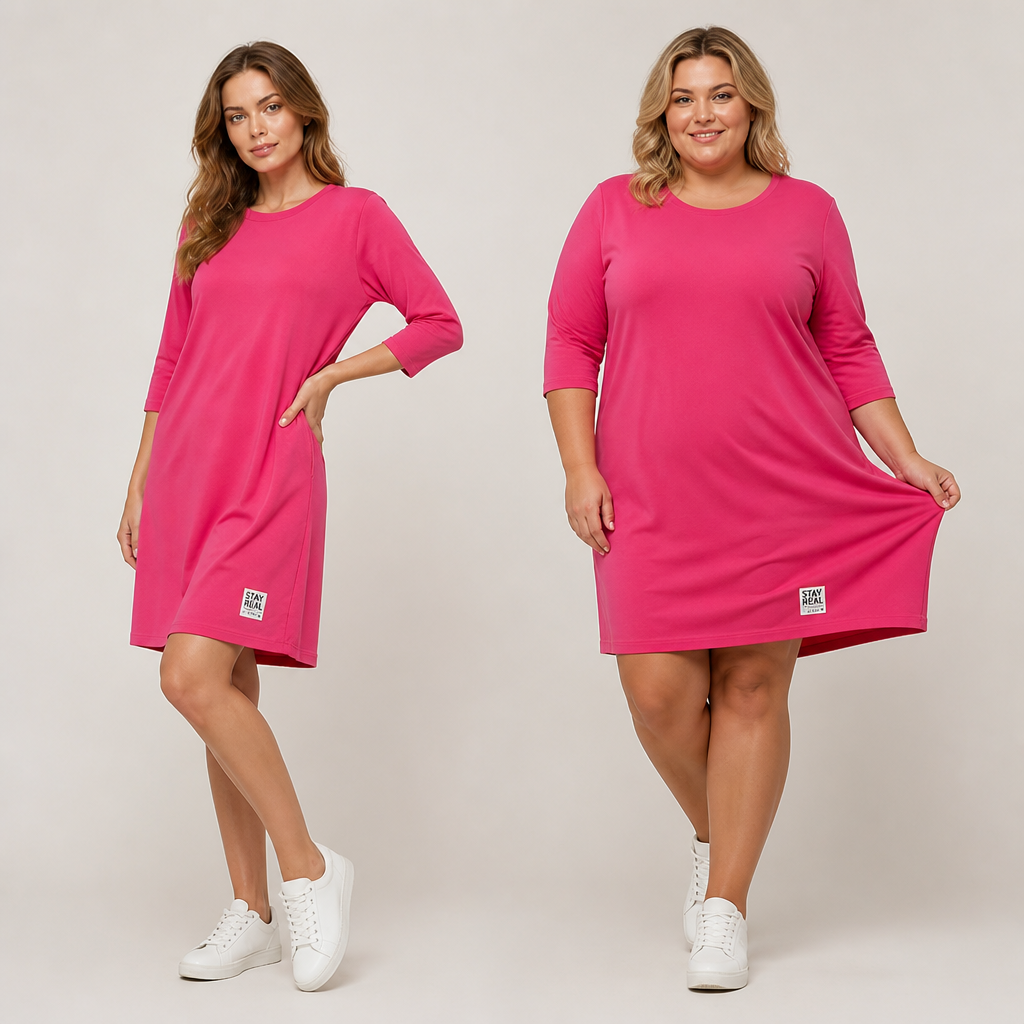 VioraFlow™ Loose T-Shirt Dress — Experience Freedom and Flawless Comfort All Day Long
