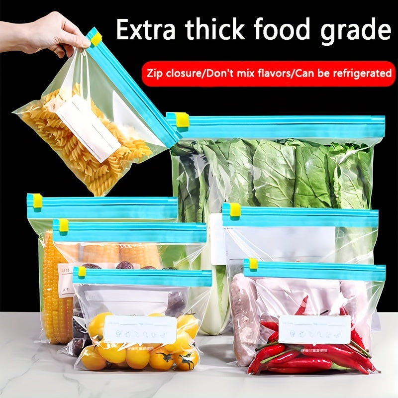 Set of 100 Zip Bags in 3 Sizes