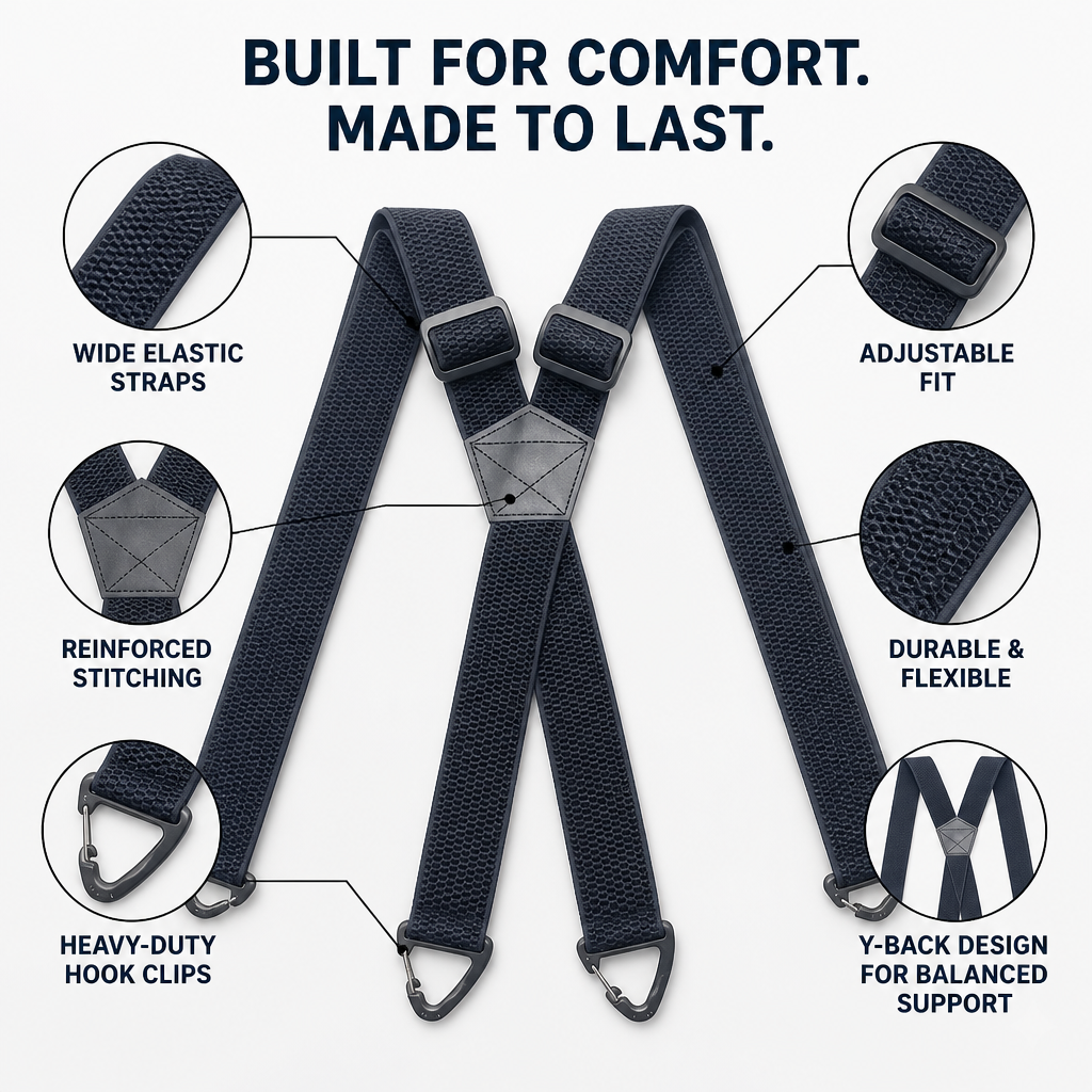 IronHold™ Suspenders — Rock-Solid Support That Never Lets You Down