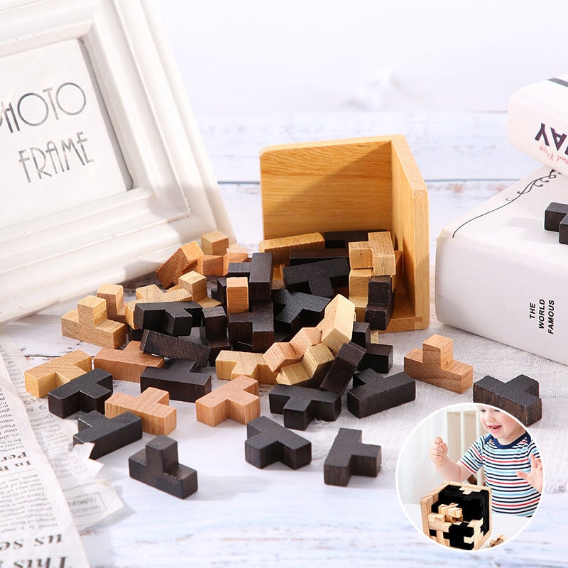 Wooden Puzzle Game – Sharpen Your Mind with Challenging Riddles