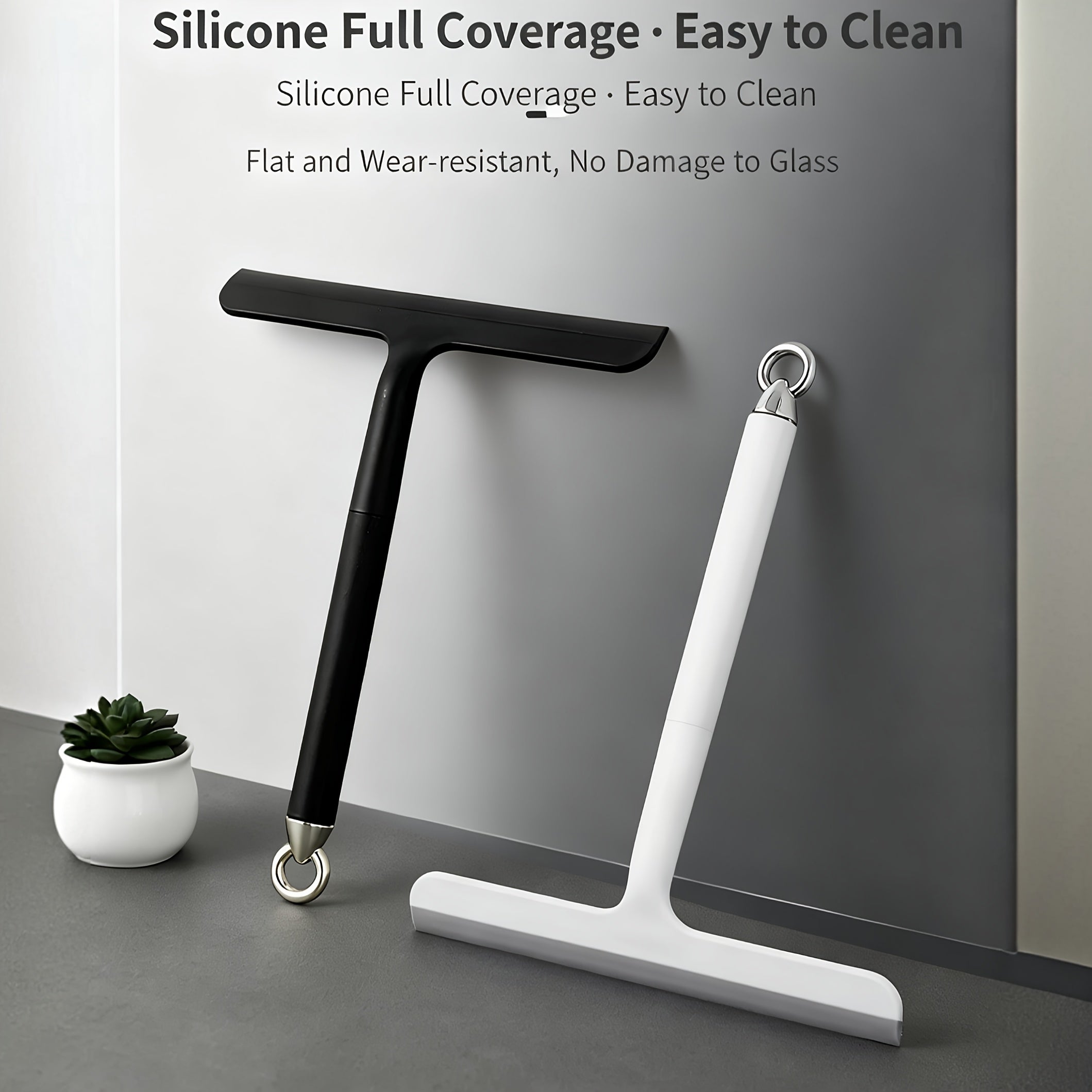 Silicone Shower Squeegee with 24 cm Blade Width