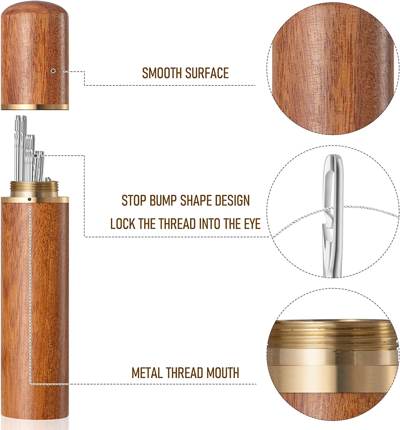 【LAST DAY SALE】Self Threading Sewing Needles