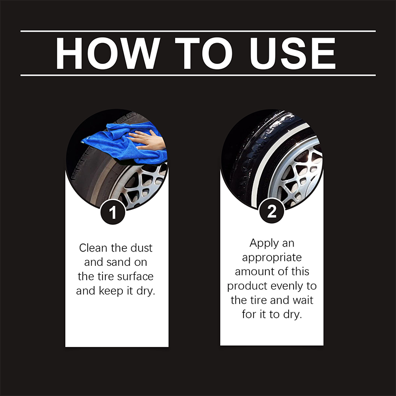 Deep Gloss and Long-Lasting Protection for Your Tires