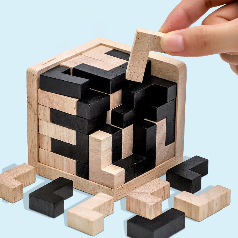 Wooden Puzzle Game – Sharpen Your Mind with Challenging Riddles