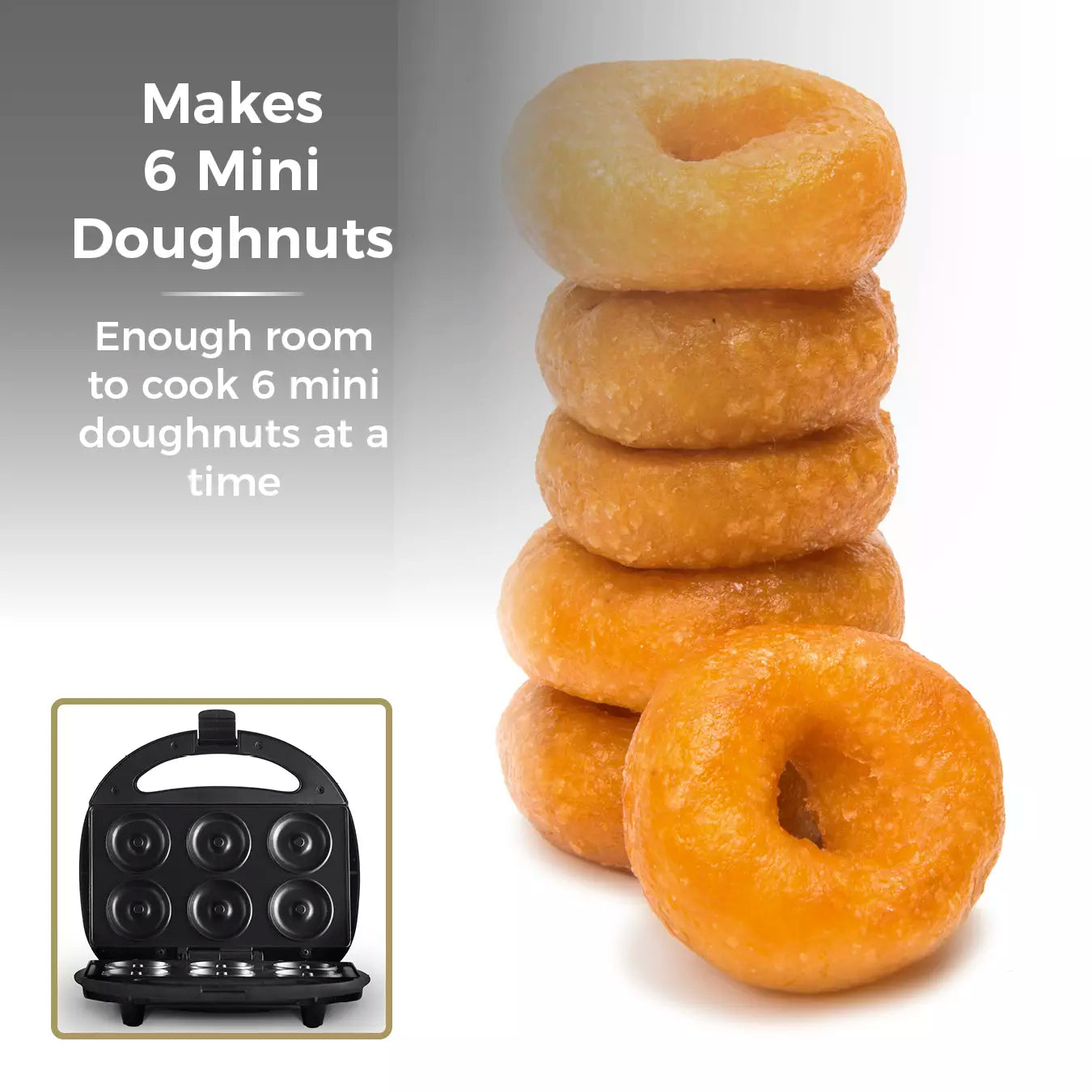 Mini Donut Maker for Irresistible Treats – Easy and Fun to Use