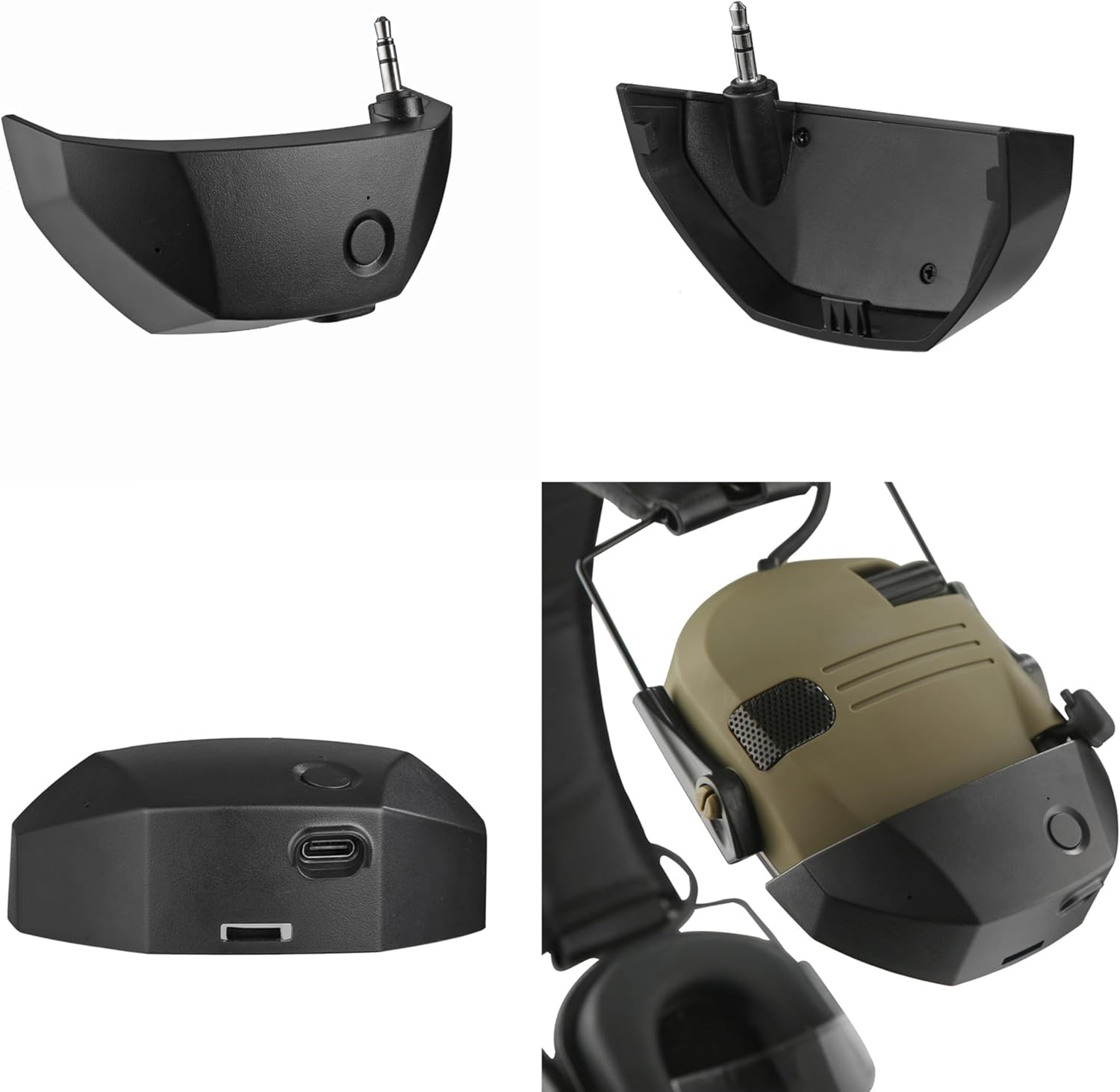 Wireless Hearing Protection Adapter for Shooting Earmuffs - Bluetooth