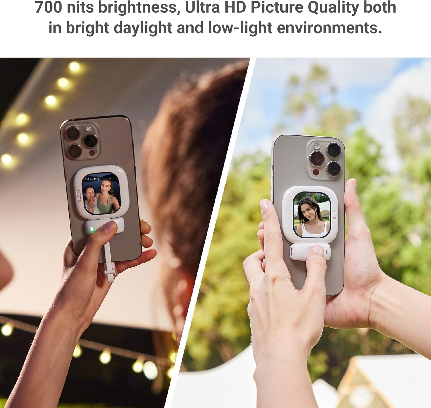 Vlogger Selfie Display Monitor