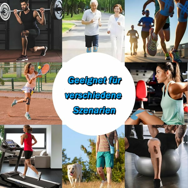 FlexGear™ Knee Tape — Instant, All-Day Support That Keeps You Moving Fearlessly