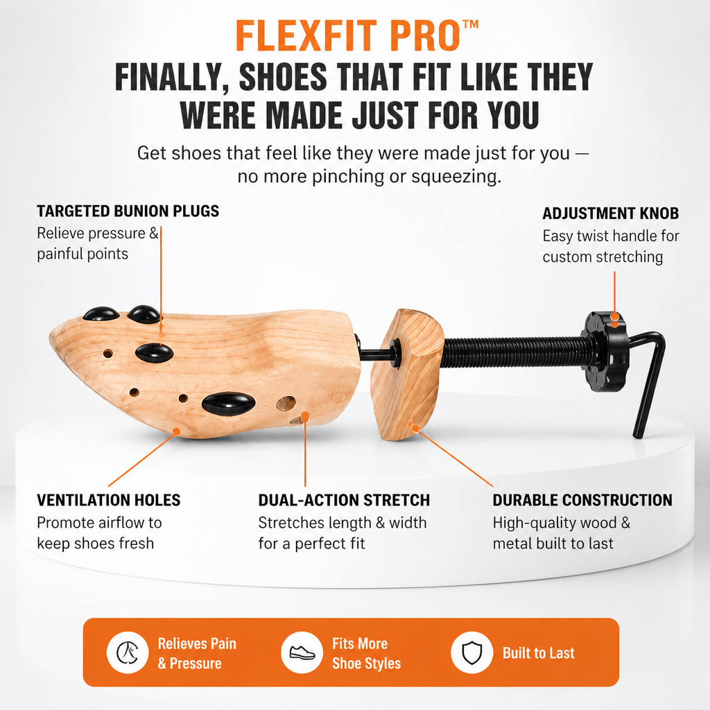 FlexFit Pro™ — Finally, Shoes That Fit Like They Were Made Just for You