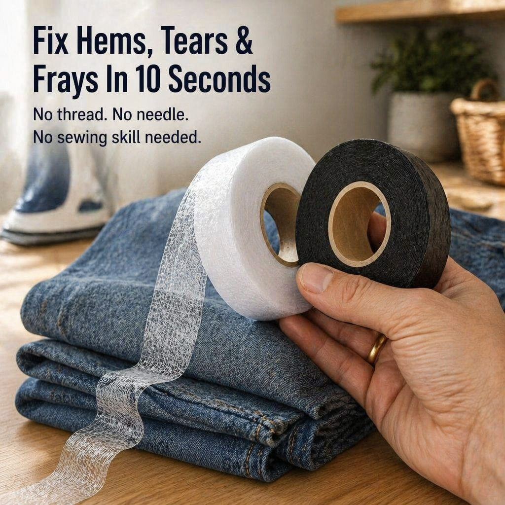 Repair Tape for Fixing Cracks and Hems in 10 Seconds
