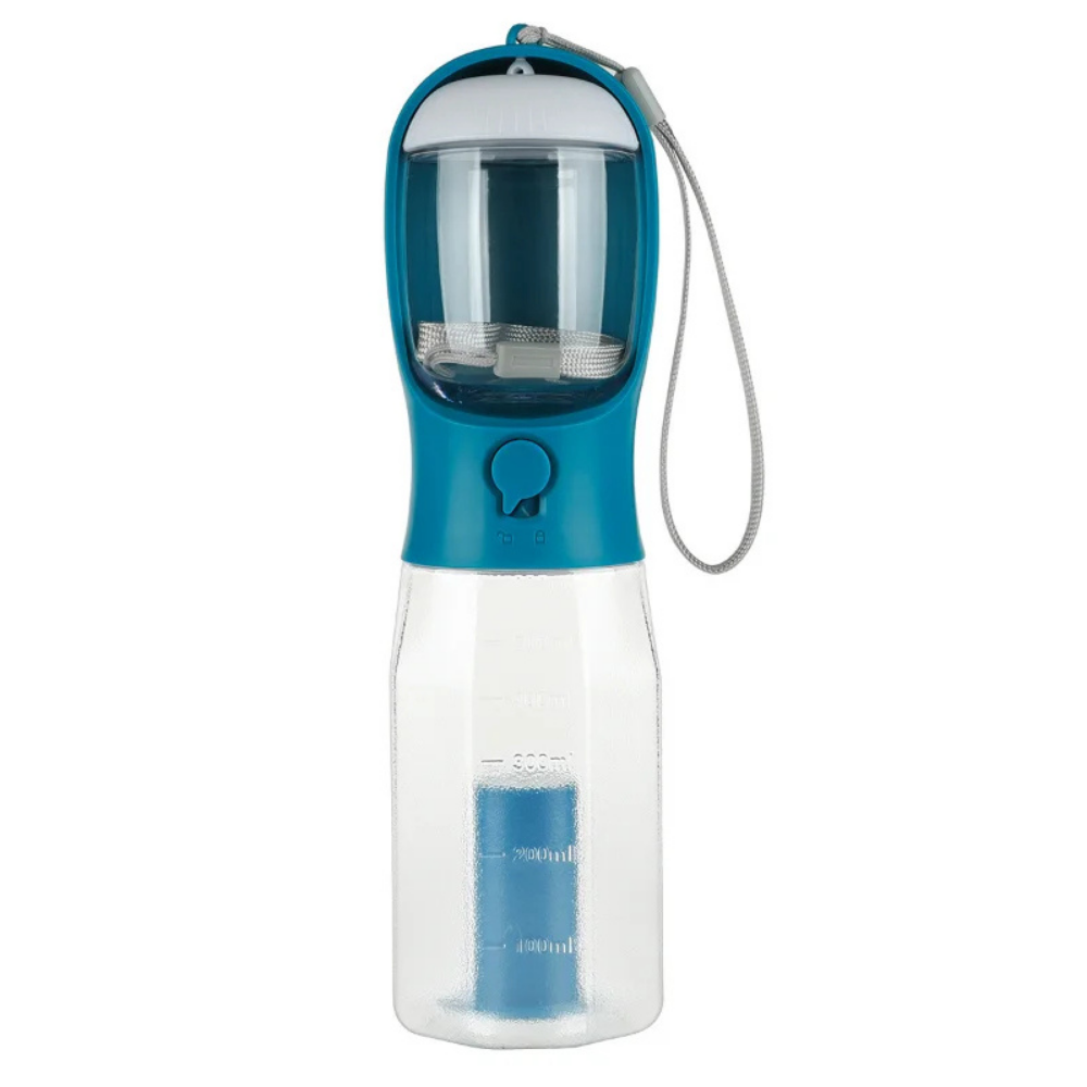 3-in-1 Dog Water Bottle with Food Container