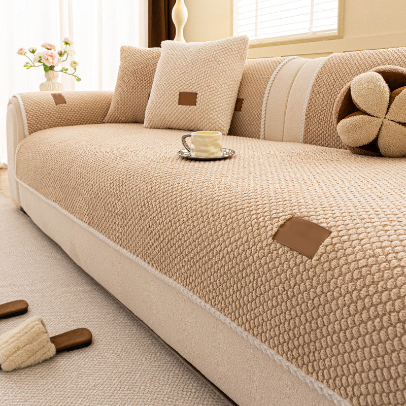 VeluraShield™ — Wrap Your Sofa in Plush Comfort That Never Slips or Fades