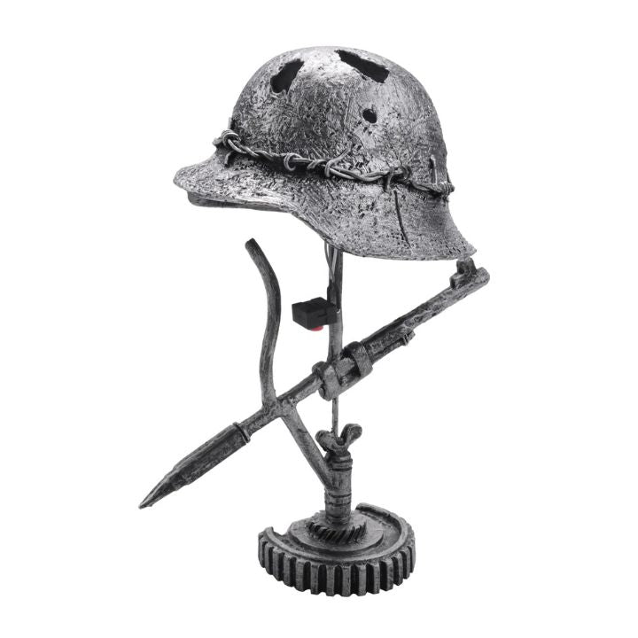 Vintage Helmet Lamp - Illuminate Your Home with Historical Charm