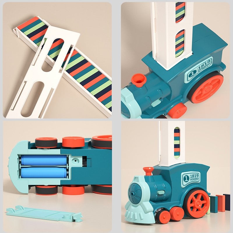 Electric Train for Endless Domino Fun