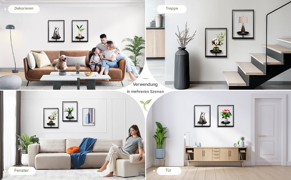 Wall Mounted Plant Holder | Metal Frame | Space-Efficient | Plantify