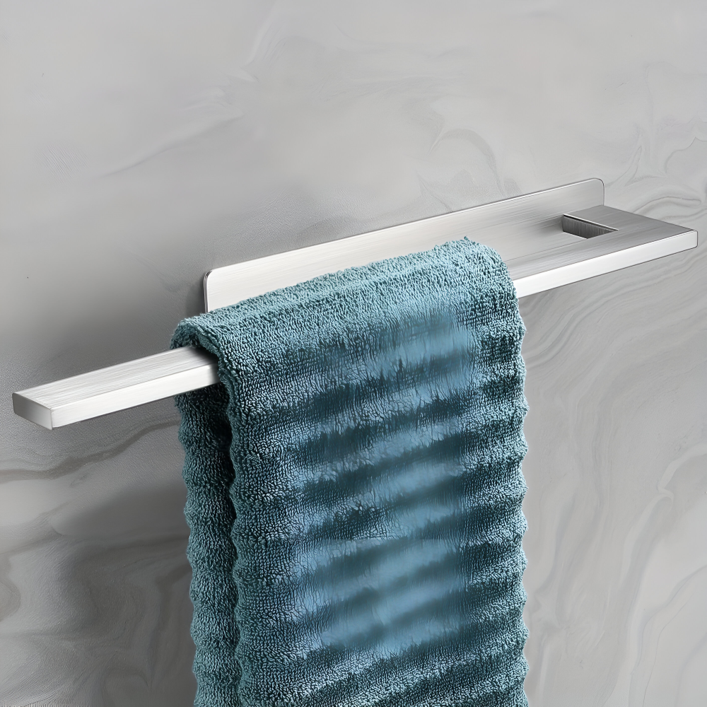 Towel Rack | Adhesive Wall-Mounted | Stainless Steel Water-Resistant | BathLine