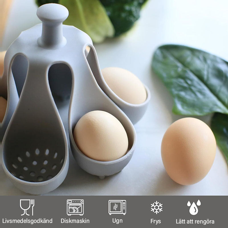 Silicone Egg Cooker for Perfectly Boiled Eggs – Stress-Free Cooking