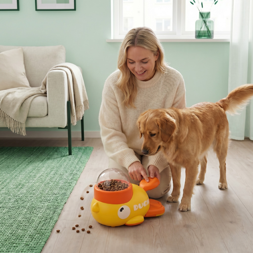 Slow Feeder for Dogs and Cats - FeediDuck Design