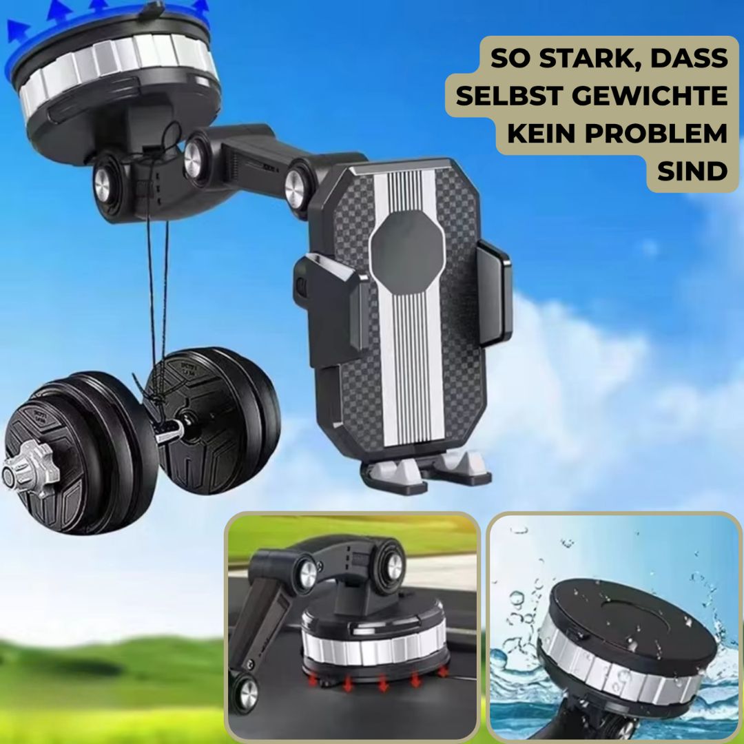 Phone Mount | Smartphone Holder with Suction Cup & 360° Swivel | LuxGrip
