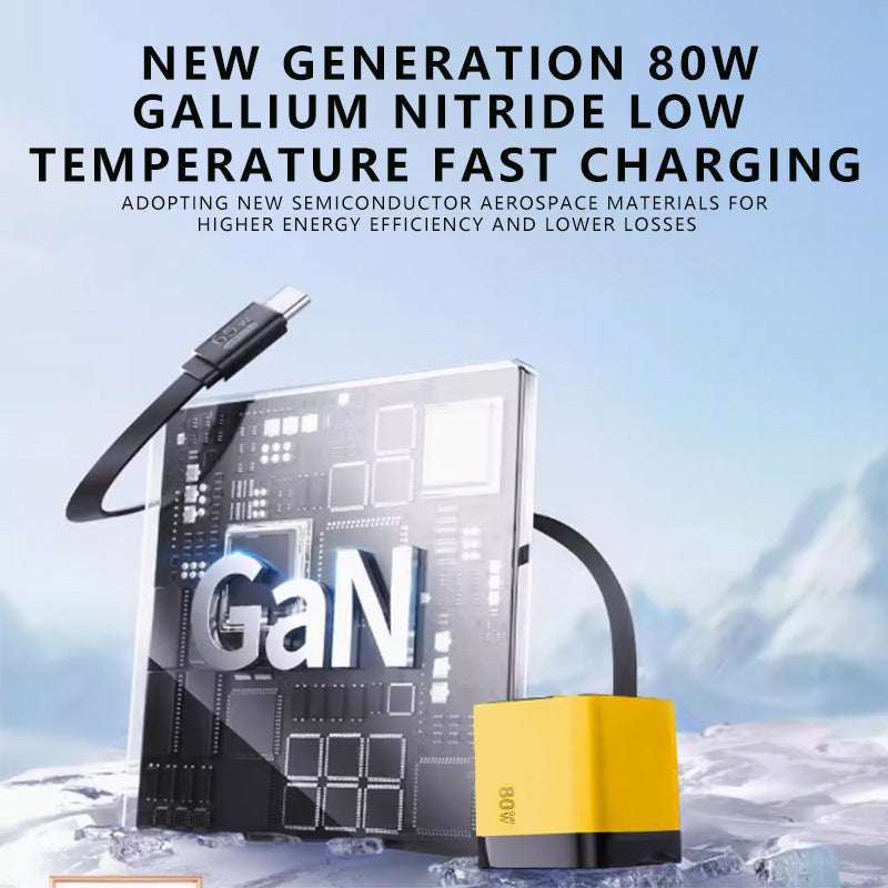 VoltPulse™ 80W Retractable Charger — Unleash Turbo Speed and Tangle-Free Power Wherever You Go