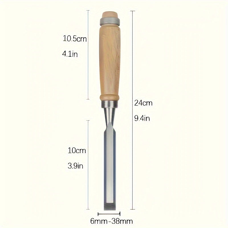 12-Piece Precision Wood Chisel Set for Clean Woodworking