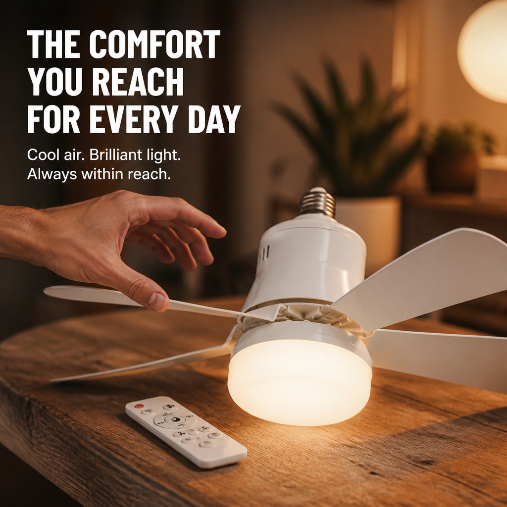 VenturiBreeze™ — Instantly Command Cool Air and Brilliant Light Without the Hassle