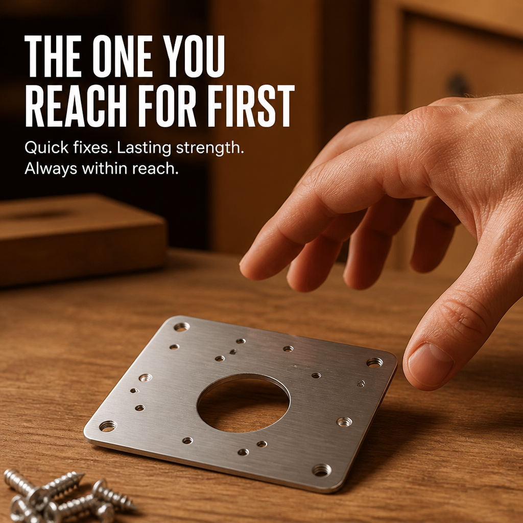 SecureHinge™ — Turn Wobbly Cabinet Doors into Rock-Solid Strength Instantly