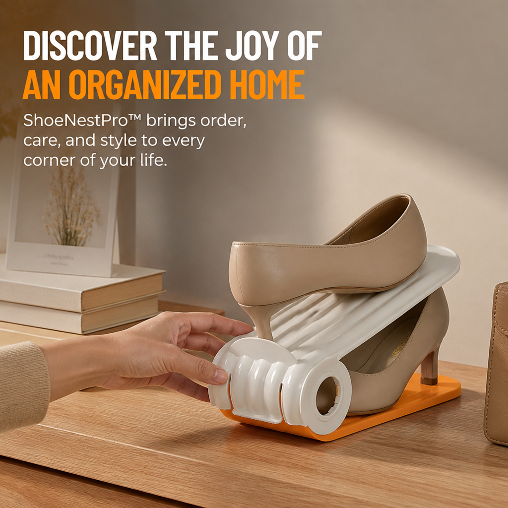 ShoeNestPro™ — Instantly Free Your Space and Showcase Your Shoes in Perfect Shape