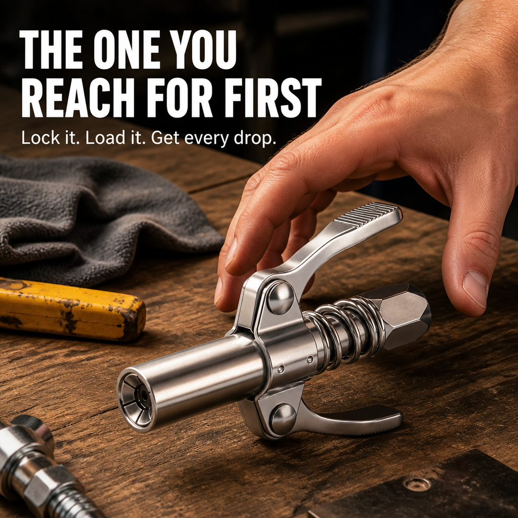TitanGrip™ — Command Every Pump with Effortless Grip and Zero Leaks