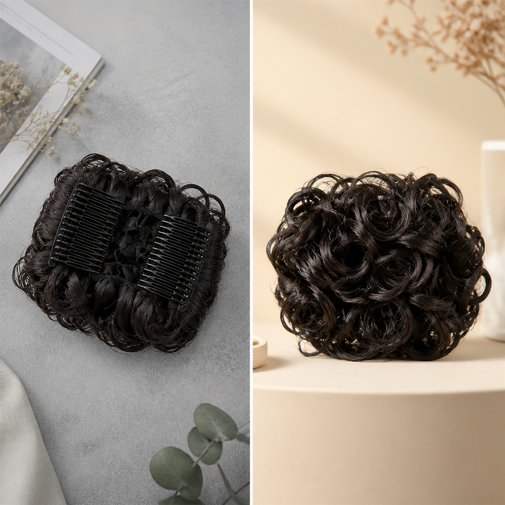 LuxeLoop™ Curly Bun Band — Instantly Unlock Head-Turning Volume and Effortless Confidence