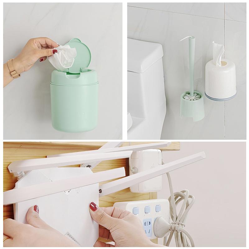 StickEase | Double-sided adhesive wall hooks (5/10/20 sets)
